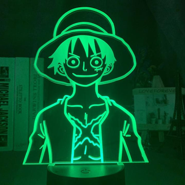 One Piece LED Anime Light - Monkey D. Luffy Portrait