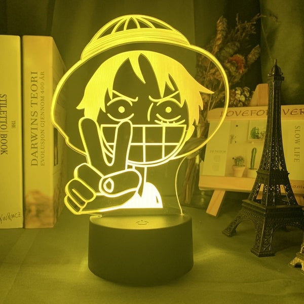One Piece LED Anime Light - Monkey D. Luffy Chibi