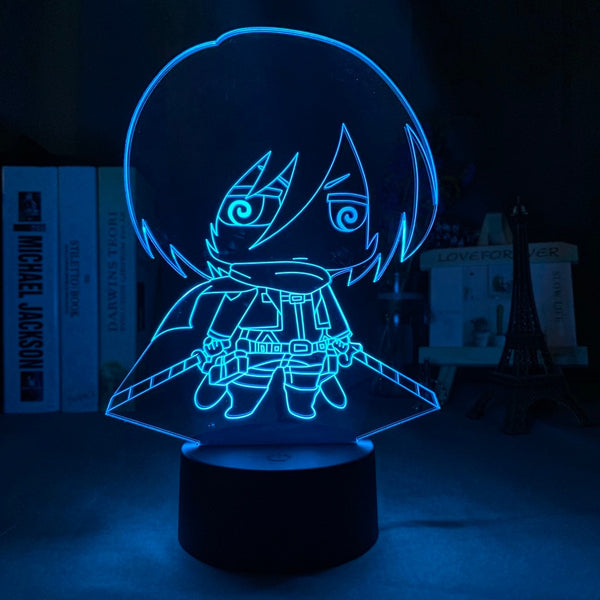 Attack on Titan LED Anime Light - Chibi Mikasa