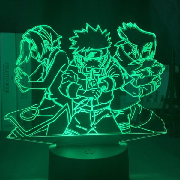 Naruto LED Anime Light - Naruto, Sasuke and Sakura