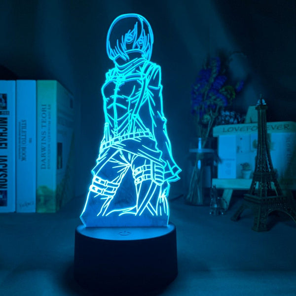 Attack on Titan LED Anime Light - Mikasa Ackerman