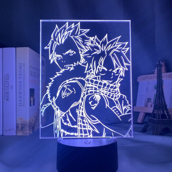 Fairy Tail LED Anime Light - Natsu and Gajeel