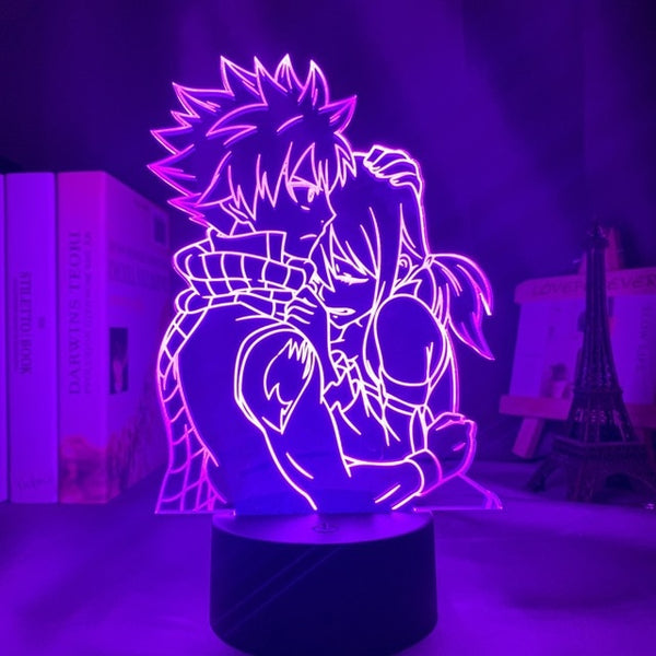 Fairy Tail LED Anime Light - Natsu and Lucy