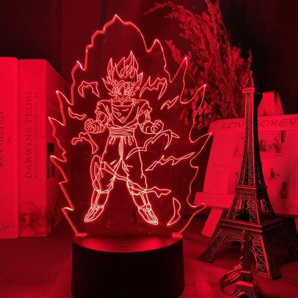 Dragon Ball Z LED Anime Light - Goku going Super Saiyan