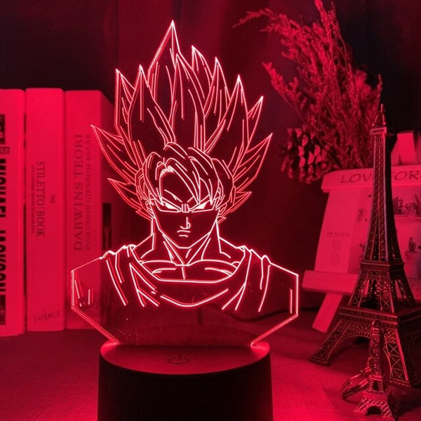 Dragon Ball Z LED Anime Light - Son Goku Portrait