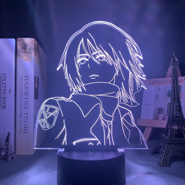 Attack on Titan LED Anime Light - Mikasa Ackerman Portrait