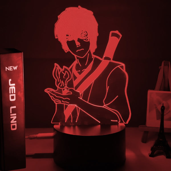 Avatar the last Airbender LED Anime Light - Zuko Fire bending