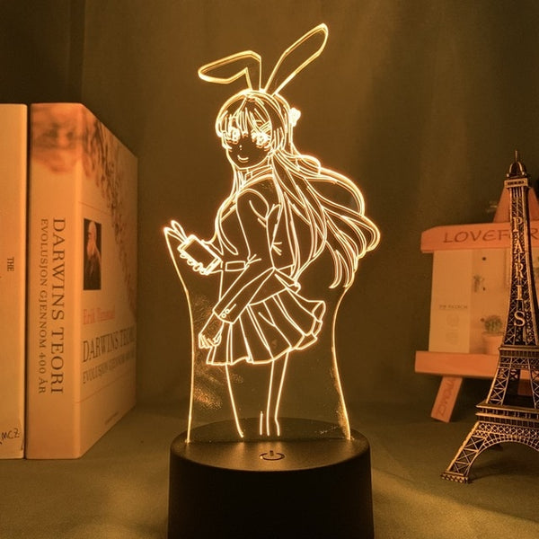 Bunny Girl Senpai LED Anime Light - Skirt Mai Sakurajima