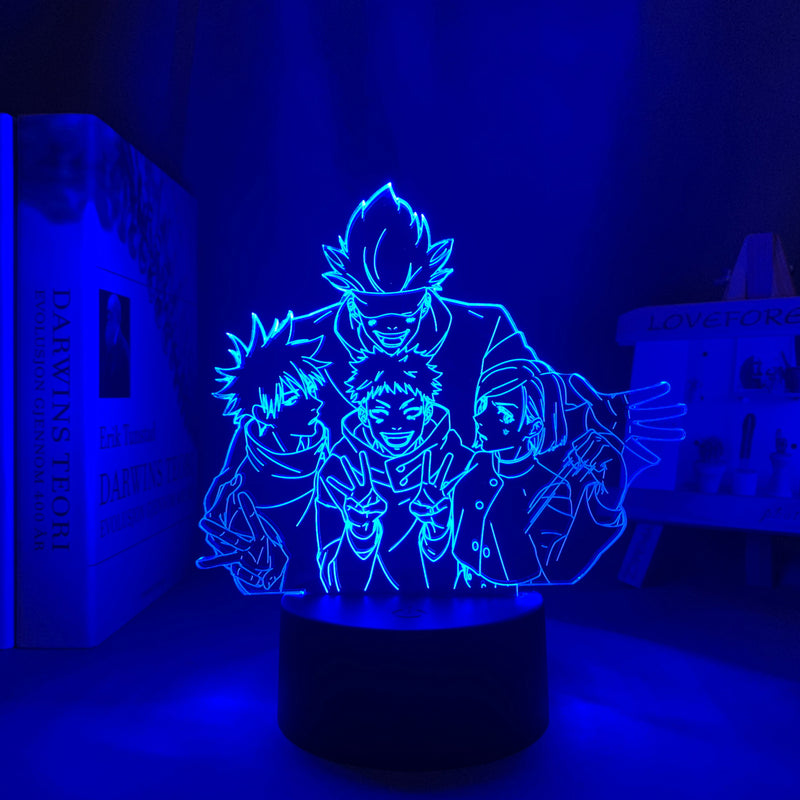 Jujutsu Kaisen LED Anime Light - Squad love
