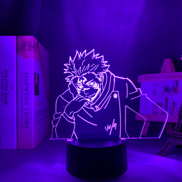 Jujutsu Kaisen LED Anime Light - Thoughtful Sukuna