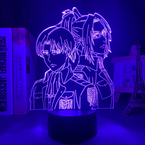 Attack on Titan LED Anime Light - Hange x Levi