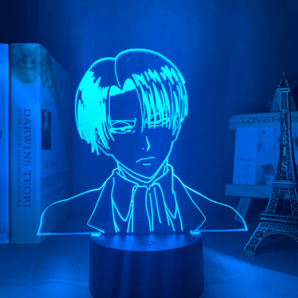 Attack on Titan LED Anime Light - Levi Portrait