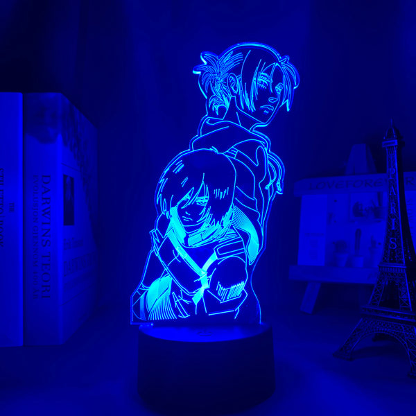 Attack on Titan LED Anime Light - Annie x Mikasa