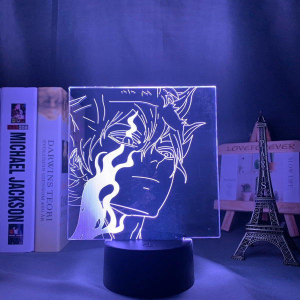 Black Clover LED Anime Light - Asta Demon mode Portrait