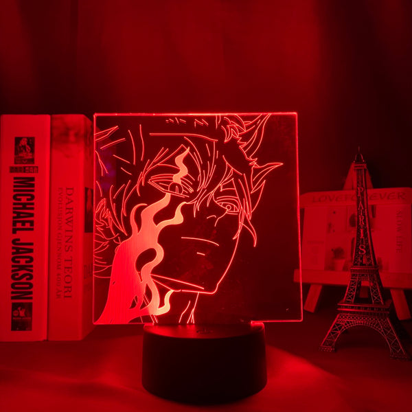 Black Clover LED Anime Light - Asta Demon mode Portrait