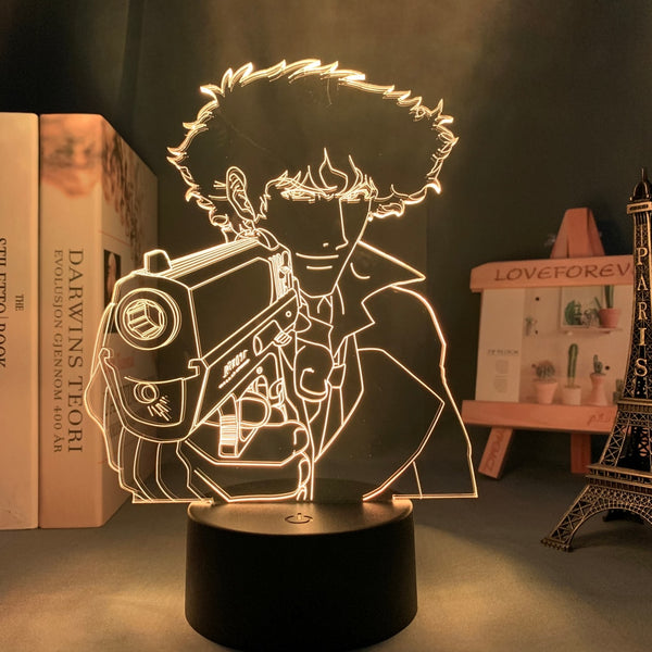 Cowboy Bebop LED Anime Light - Spike Close Up