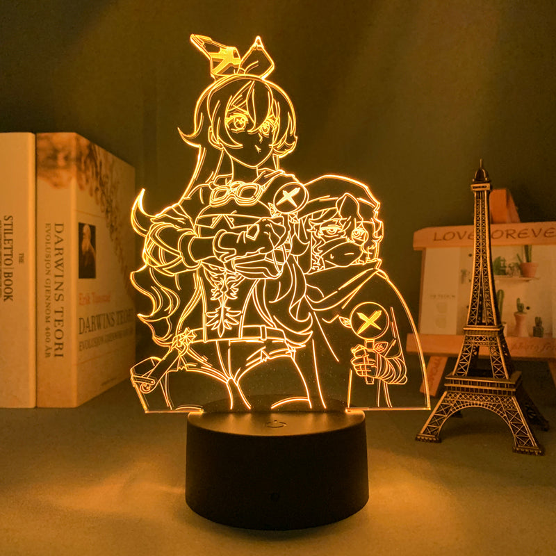 Genshin Impact LED Anime Light -  Amber